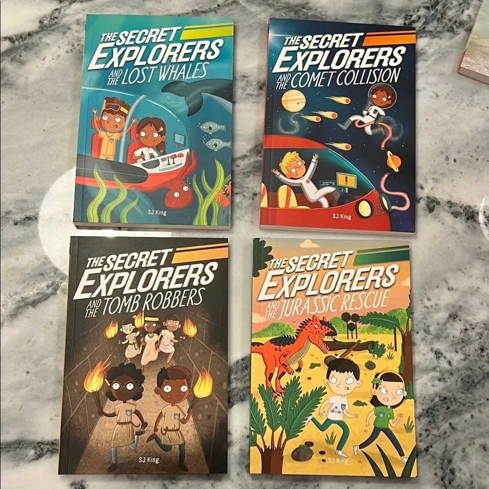 NEW - Adventures with the Secret Explorers Set of 4 Books